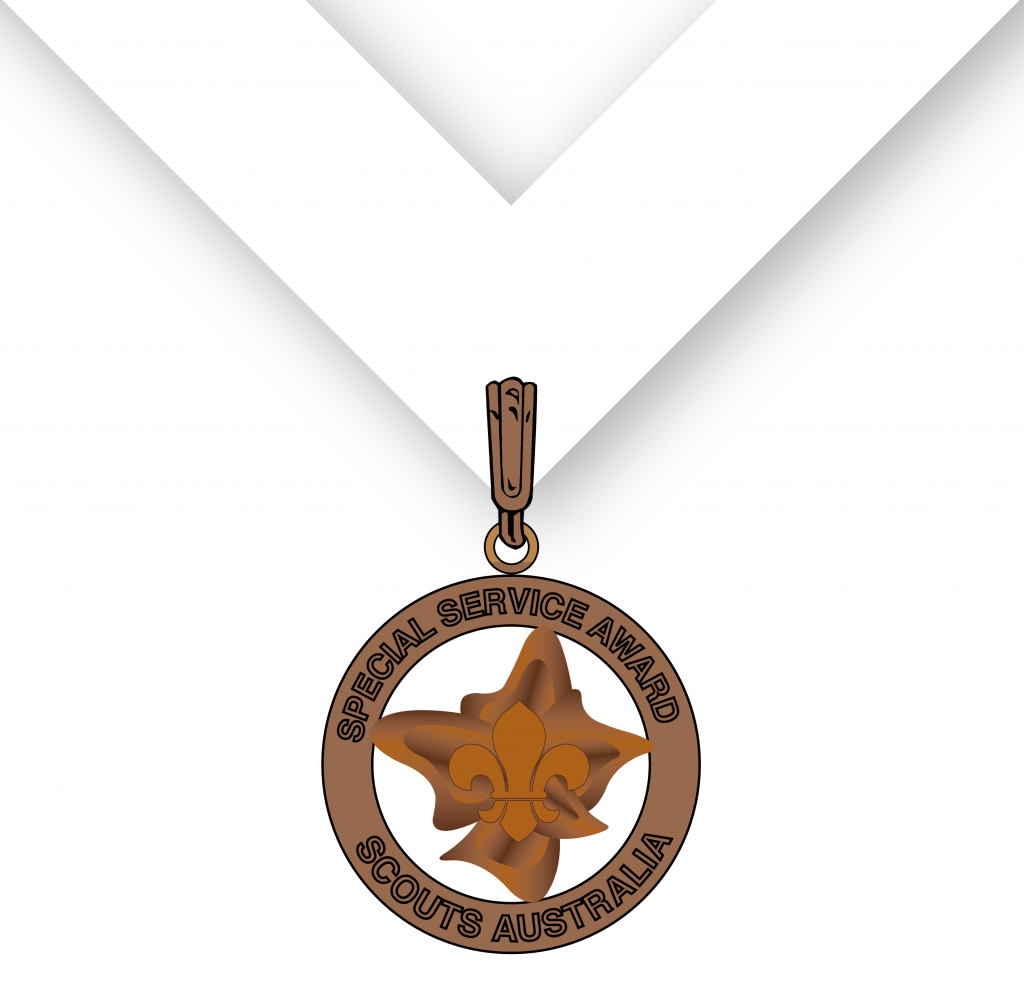 Image of the Special Service Award from Scouts Australia